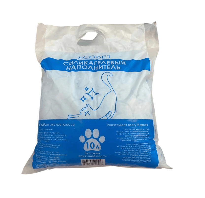 Наполнитель Ecopet силикагелевый 10 л