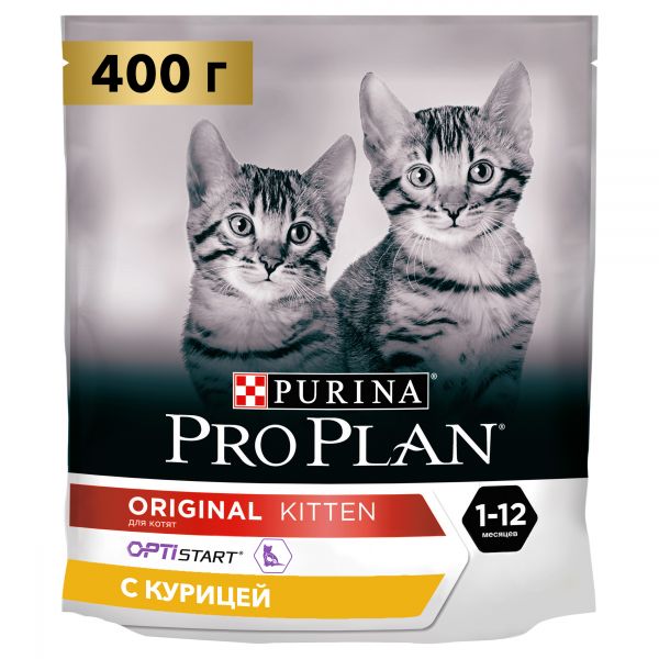Сухой корм для котят Pro Plan Junior с комплексом OPTISTART Курица 400 г