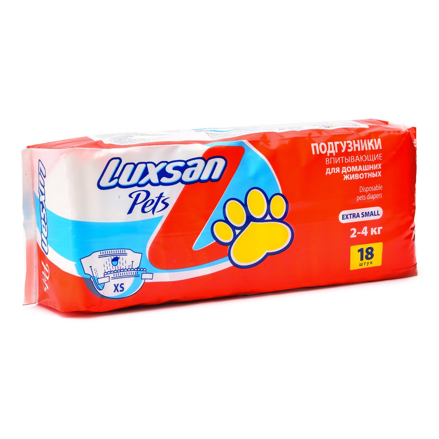 Подгузник для животных Luxsan, 2-4 кг, 18 шт